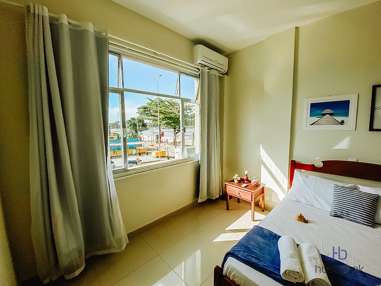 Ap. na beira da praia, ótima localização | ROMM104