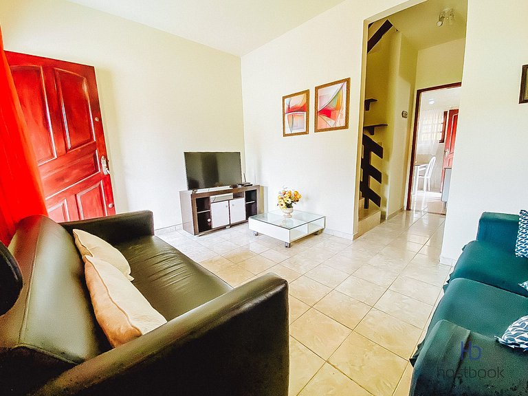 Duplex com quintal a 300m da praia | ROGP01