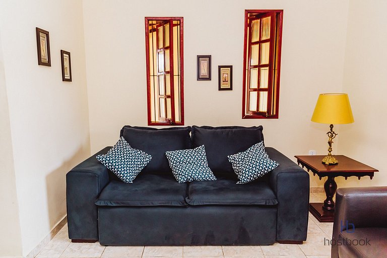 Large duplex with backyard 300m from downtown beach