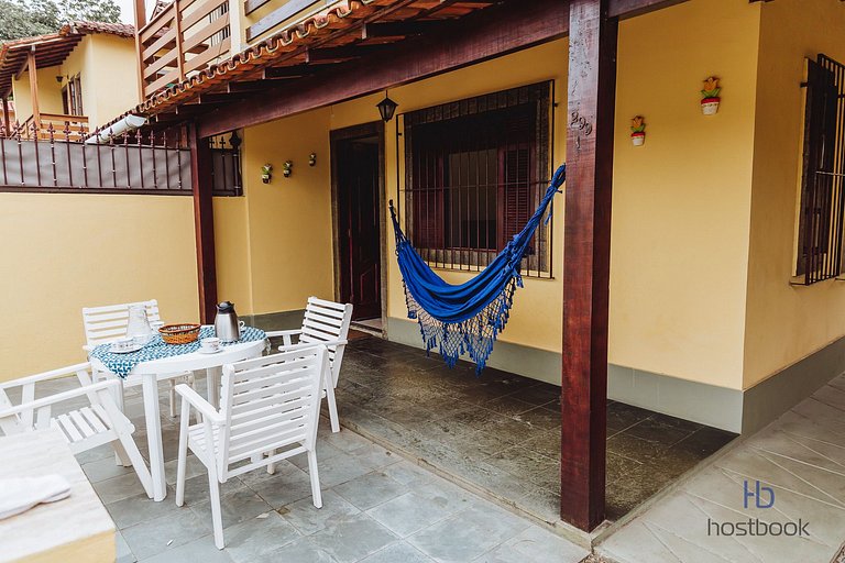 Duplex com quintal a 300m da praia | ROGP01