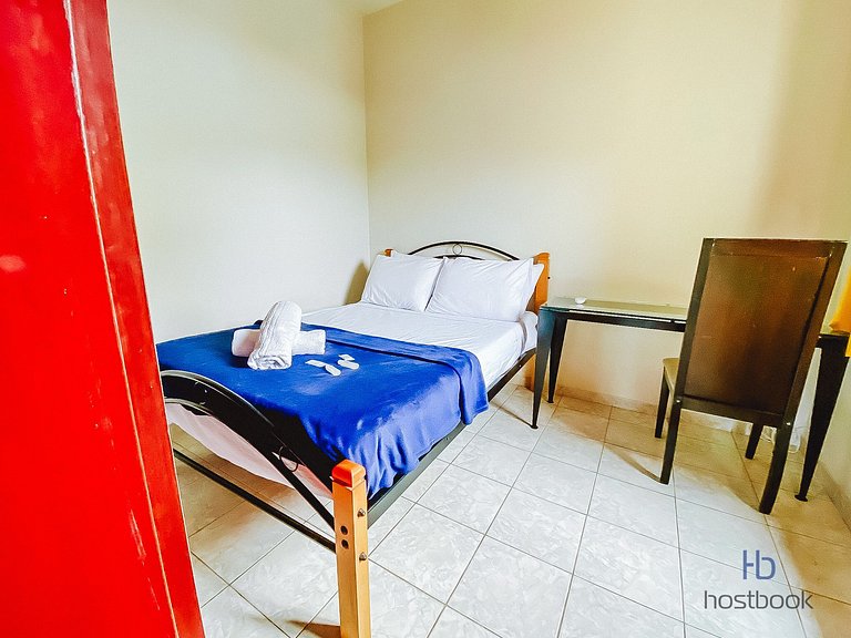 Large duplex with backyard 300m from downtown beach