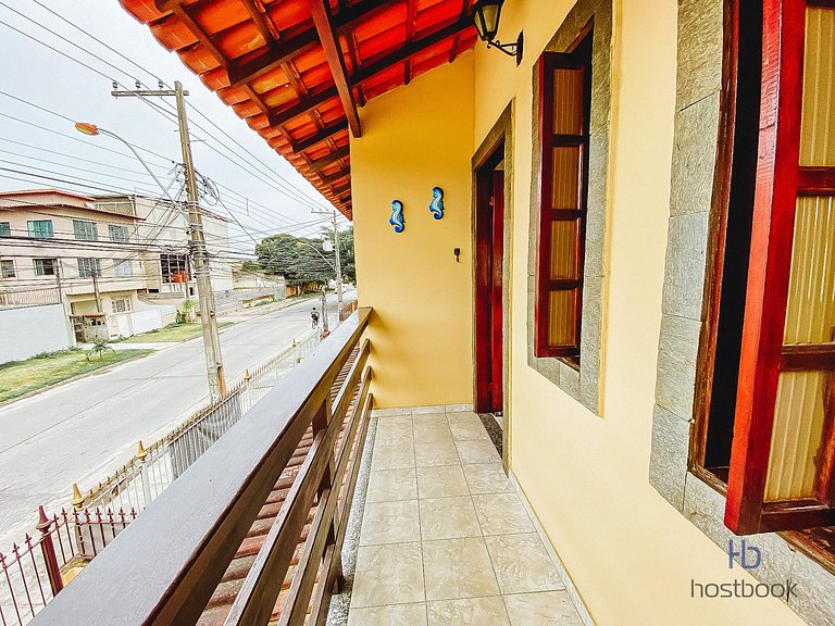 Duplex com quintal a 300m da praia | ROGP01