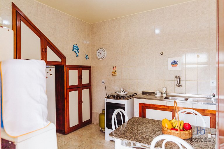 Duplex com quintal a 300m da praia | ROGP01
