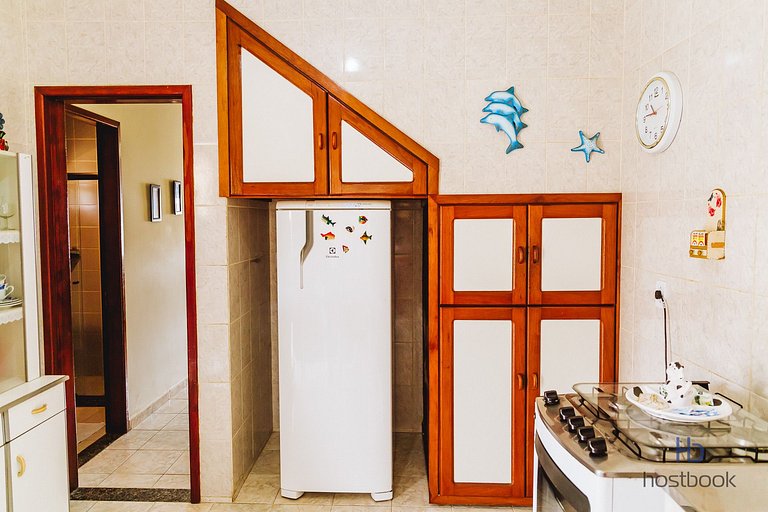 Duplex com quintal a 300m da praia | ROGP01