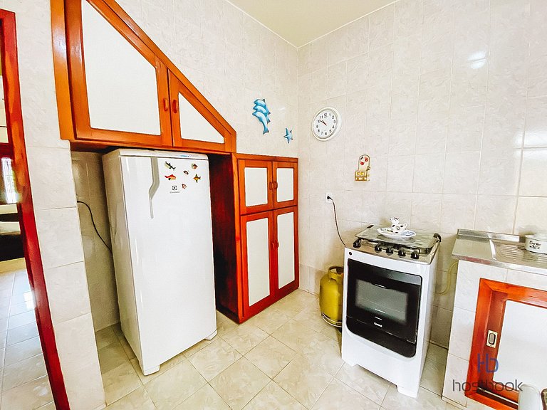Duplex com quintal a 300m da praia | ROGP01