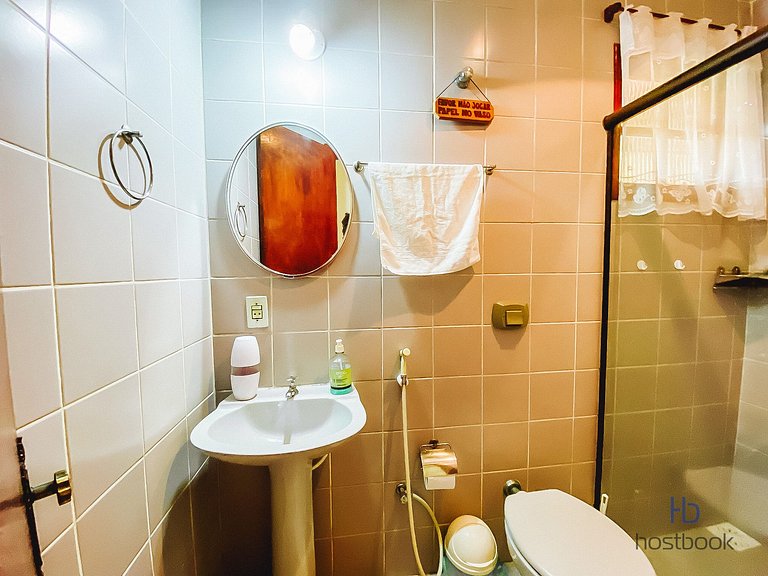 Duplex com quintal a 300m da praia | ROGP01