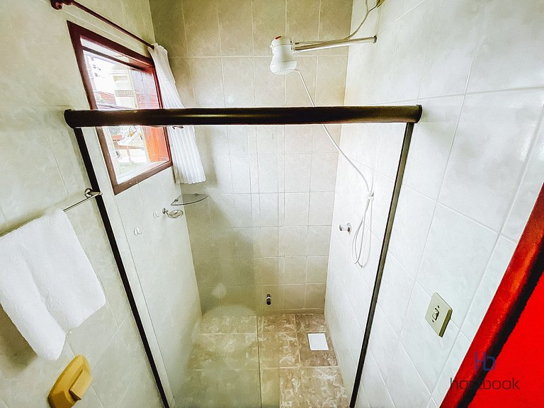 Duplex com quintal a 300m da praia | ROGP01