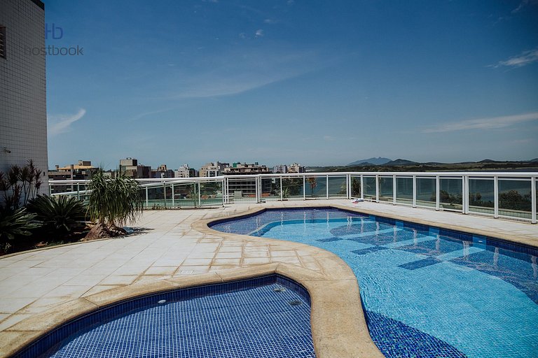 Hermoso departamento con vista al mar y la laguna