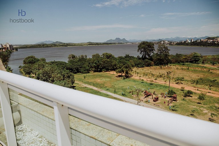 Hermoso departamento con vista al mar y la laguna