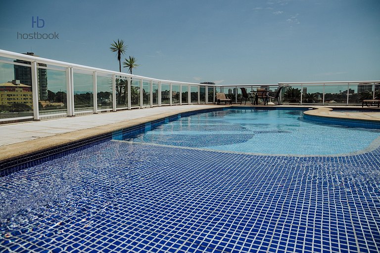 Hermoso departamento con vista al mar y la laguna