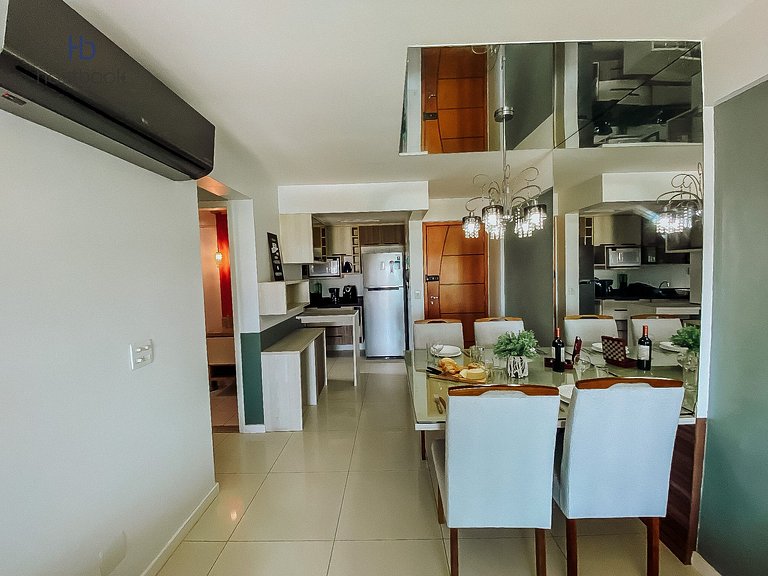 Hermoso departamento con vista al mar y la laguna