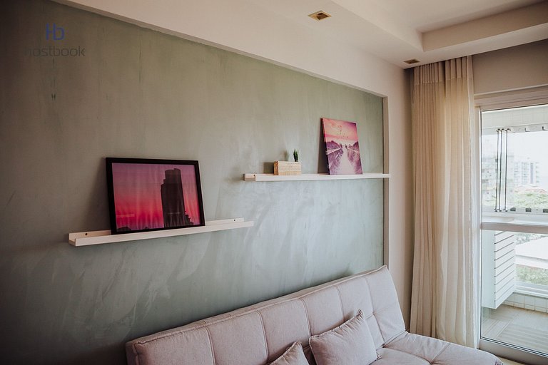 Hermoso departamento con vista al mar y la laguna