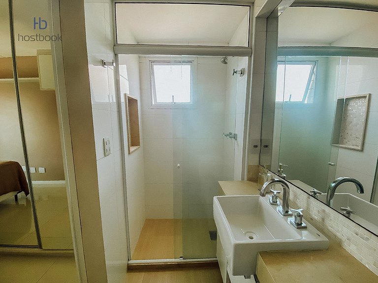 Hermoso departamento con vista al mar y la laguna