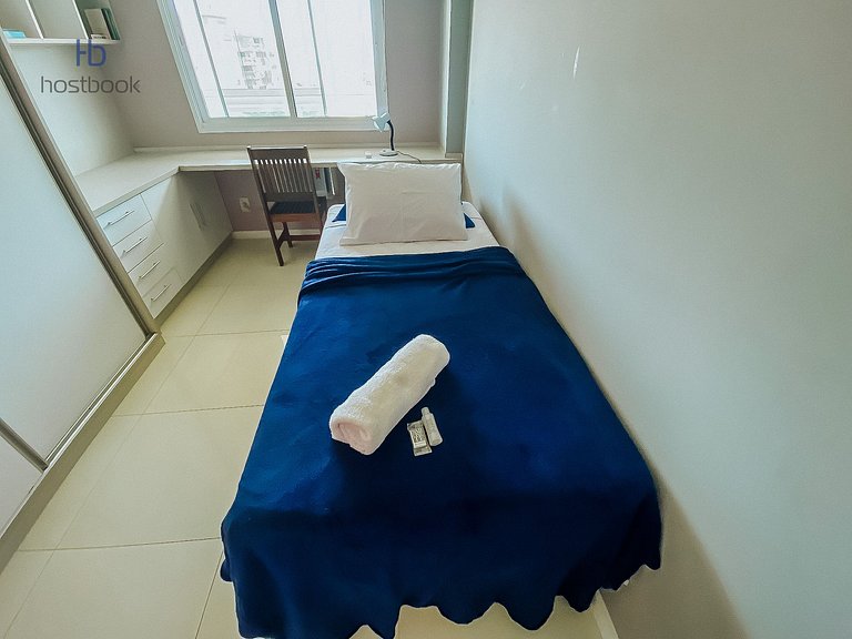 Hermoso departamento con vista al mar y la laguna