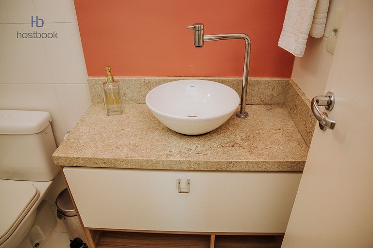 Hermoso departamento con vista al mar y la laguna