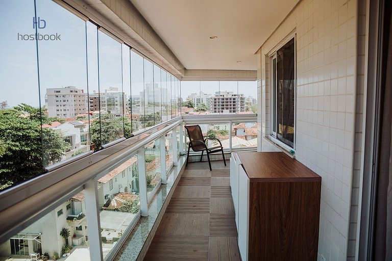 Hermoso departamento con vista al mar y la laguna