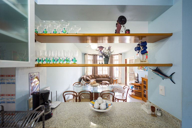 Casa incrível com canal navegável