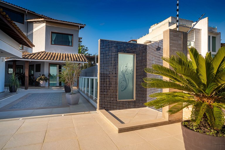 Casa piscina, área gourmet e linda vista | ROGV202