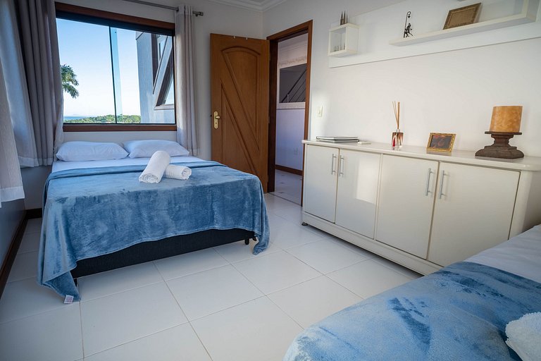 Casa piscina, área gourmet e linda vista | ROGV202