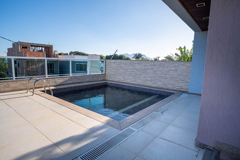 Casa piscina, área gourmet e linda vista | ROGV202