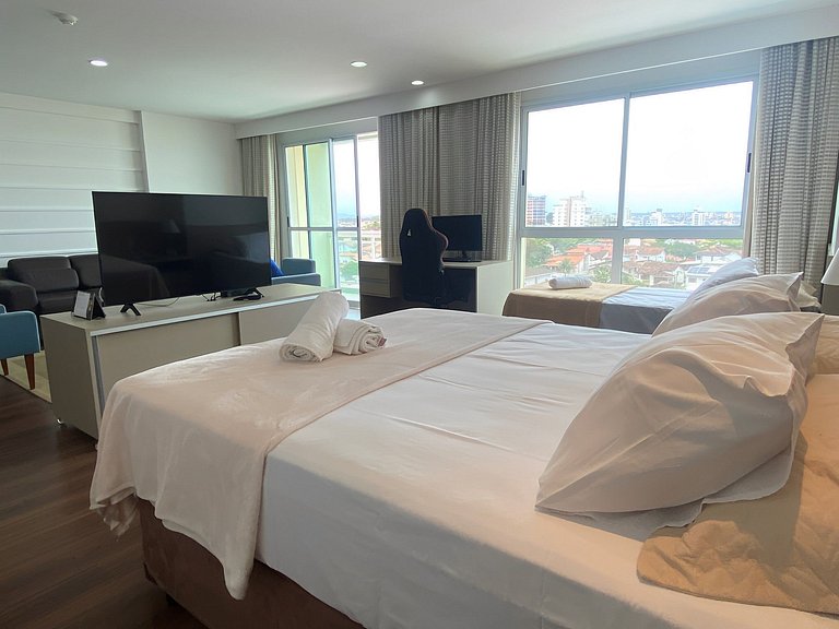 Loft de alto padrão a 100m da praia | MAMR607