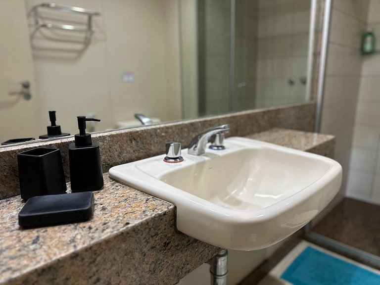 Loft beira-mar completo e confortável | MASD313