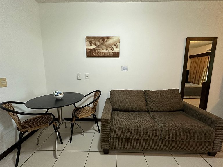 Loft beira-mar completo e confortável | MASD313
