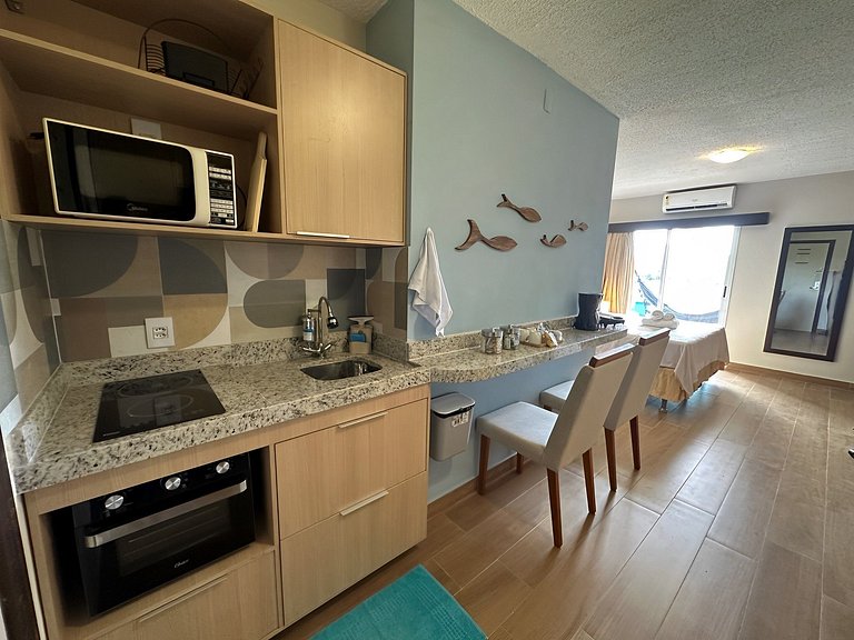 Loft de alto padrão e vista para o mar | MASD309
