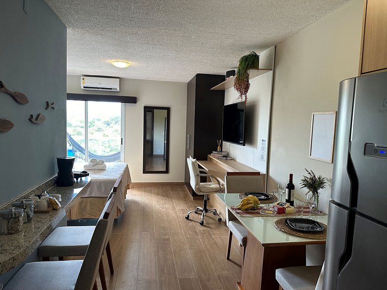Loft de alto padrão e vista para o mar | MASD309