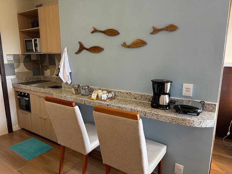Loft de alto padrão e vista para o mar | MASD309