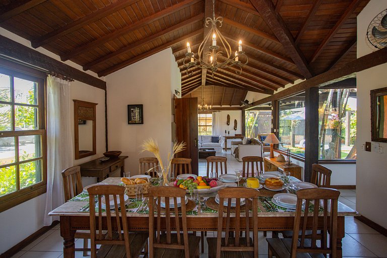 Linda casa em condomínio a 100 m da praia | BZBC19