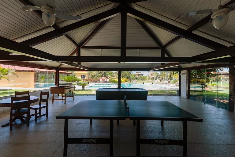 Linda casa em condomínio a 300 m da praia | BZBC19