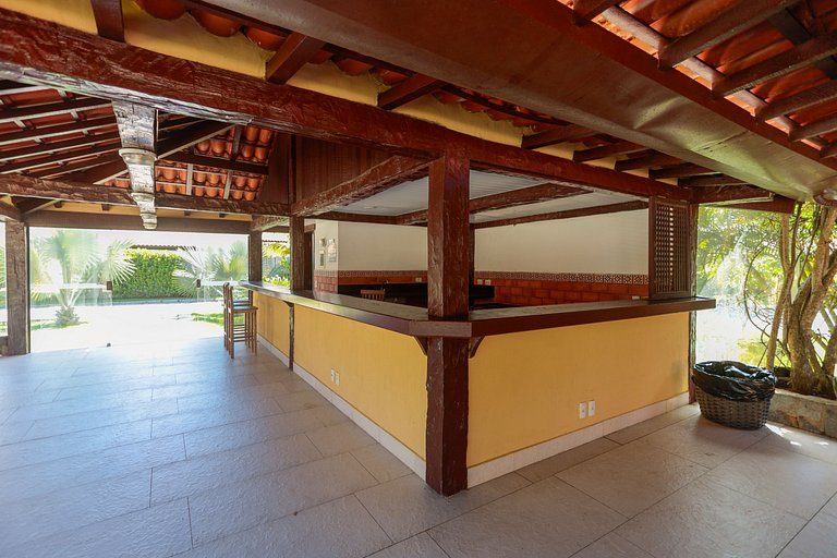Linda casa em condomínio a 300 m da praia | BZBC19
