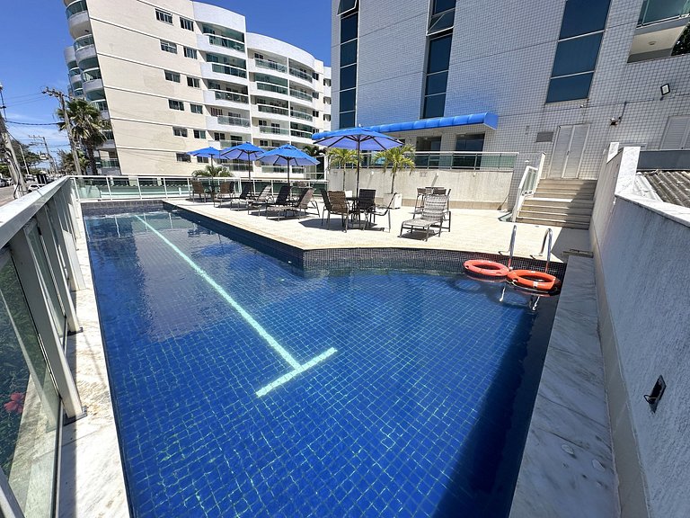 Loft beira-mar completo e confortável | MASD313