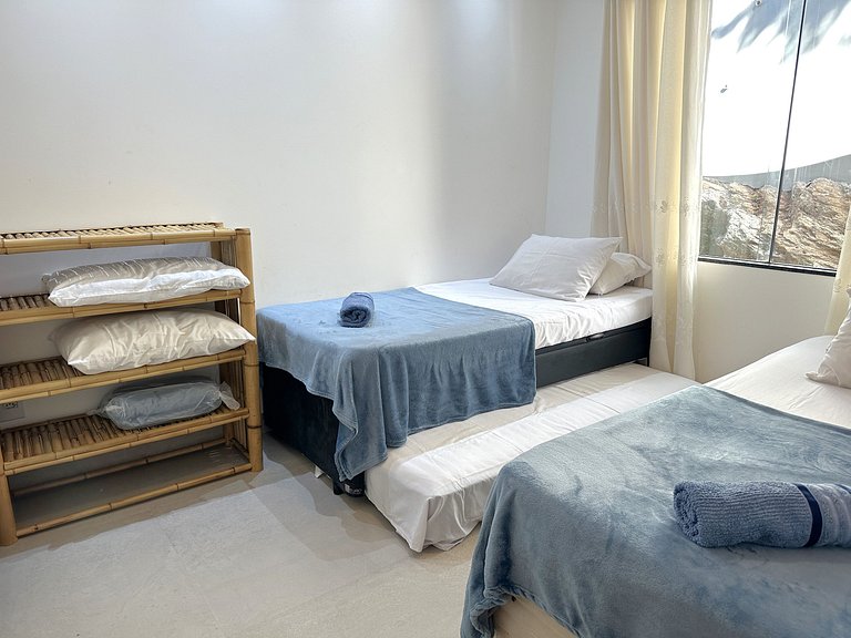 Casa com hidromassagem a passos da praia | BZCE359