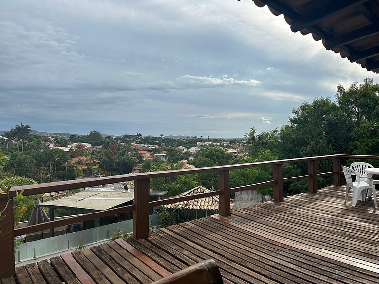 Casa ampla com linda vista em Geribá| BZKL51