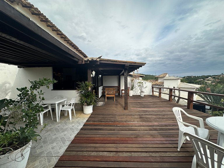 Casa ampla com linda vista em Geribá| BZKL51