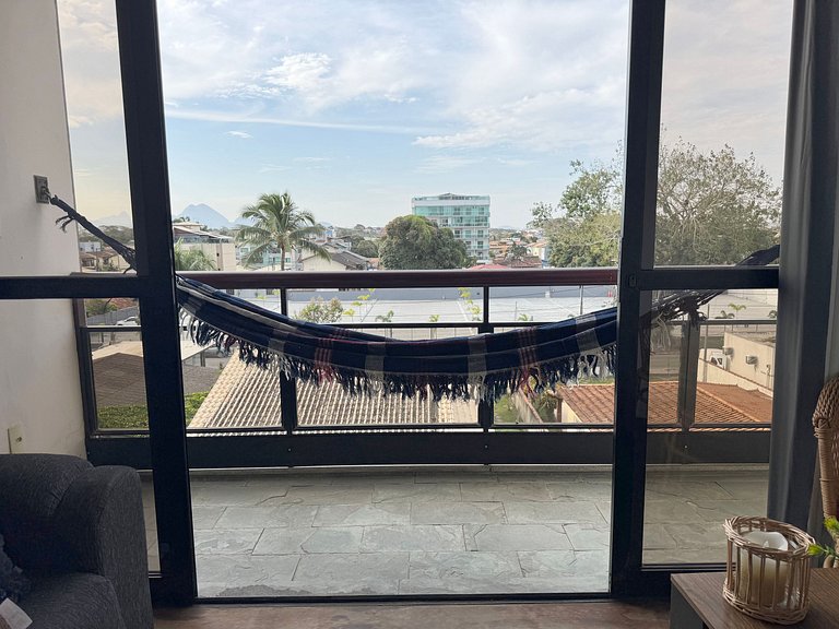 Ap a alguns passos da praia do Bosque | ROAP303