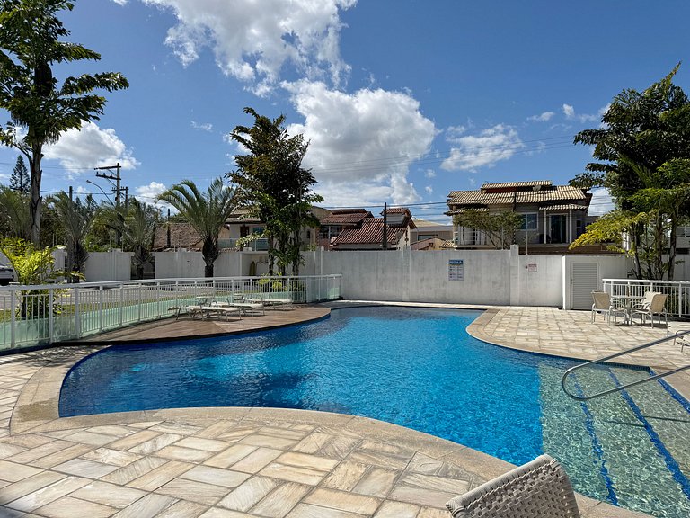 Ap condomínio com piscina, 200m da praia | ROTR206