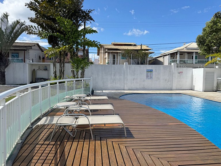 Ap condomínio com piscina, 200m da praia | ROTR206