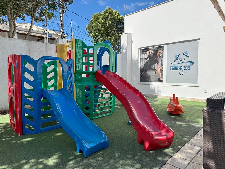 Ap condomínio com piscina, 200m da praia | ROTR206
