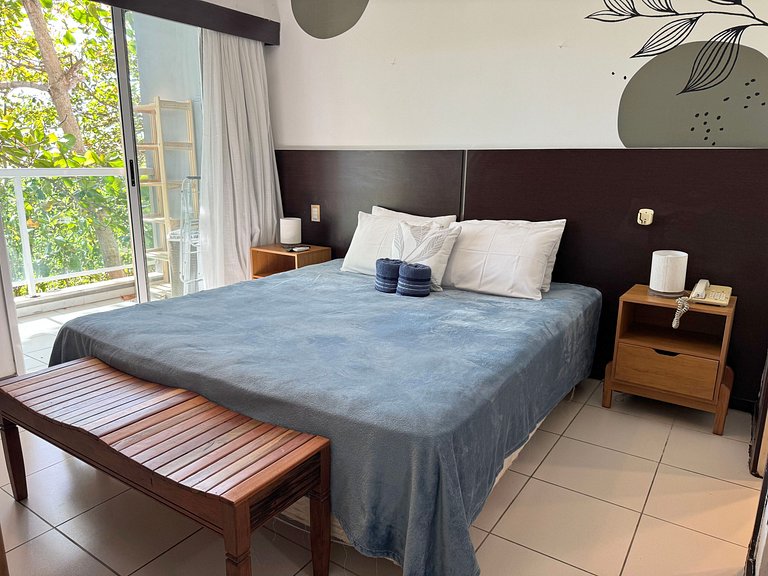 Loft beira-mar completo e confortável | MASD313