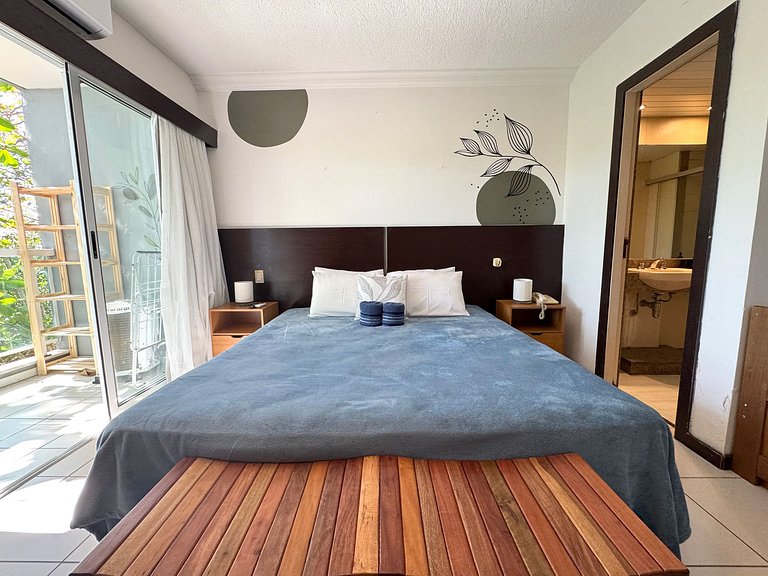 Loft beira-mar completo e confortável | MASD313