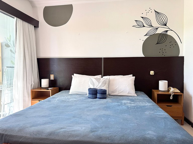 Loft beira-mar completo e confortável | MASD313