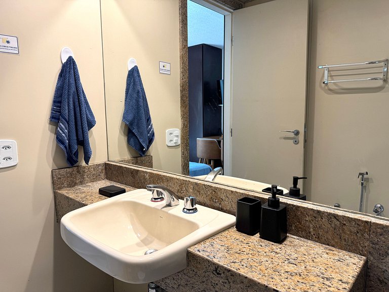 Loft beira-mar completo e confortável | MASD313