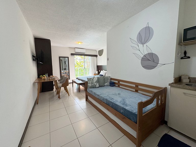 Loft beira-mar completo e confortável | MASD313
