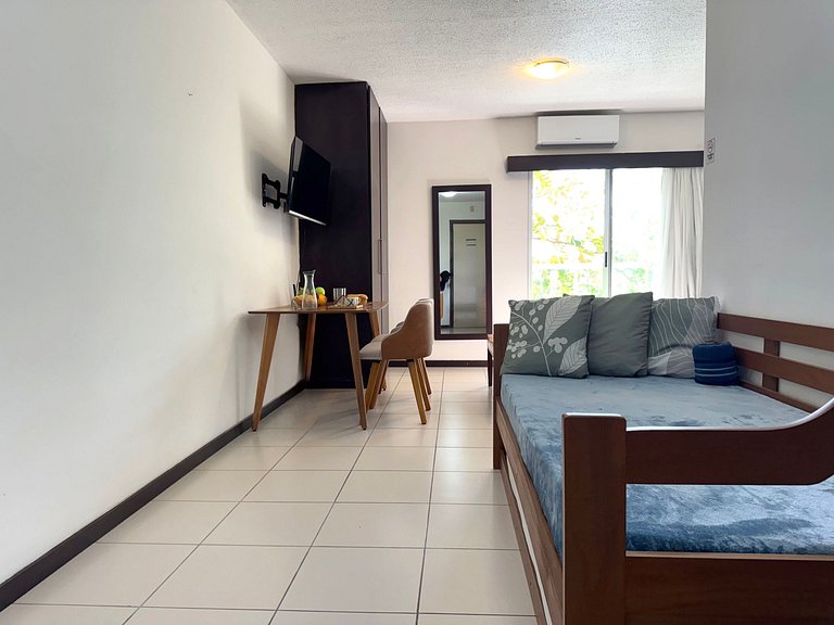 Loft beira-mar completo e confortável | MASD313