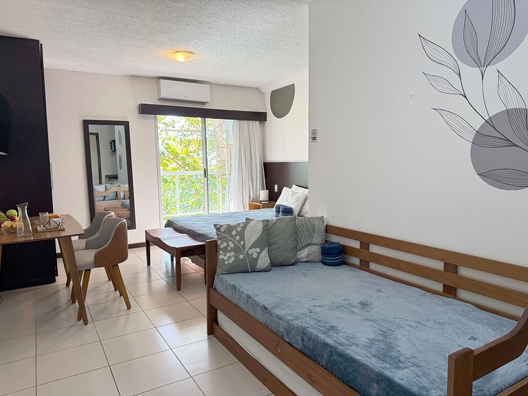 Loft beira-mar completo e confortável | MASD313