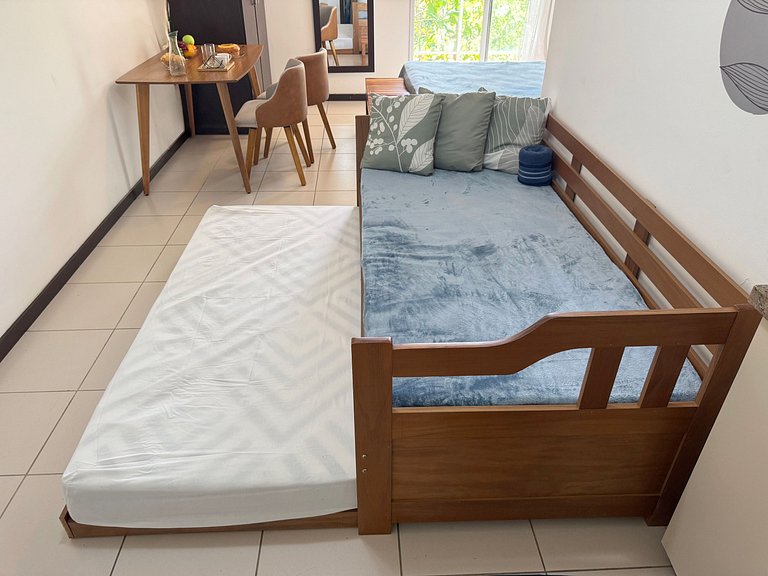 Loft beira-mar completo e confortável | MASD313