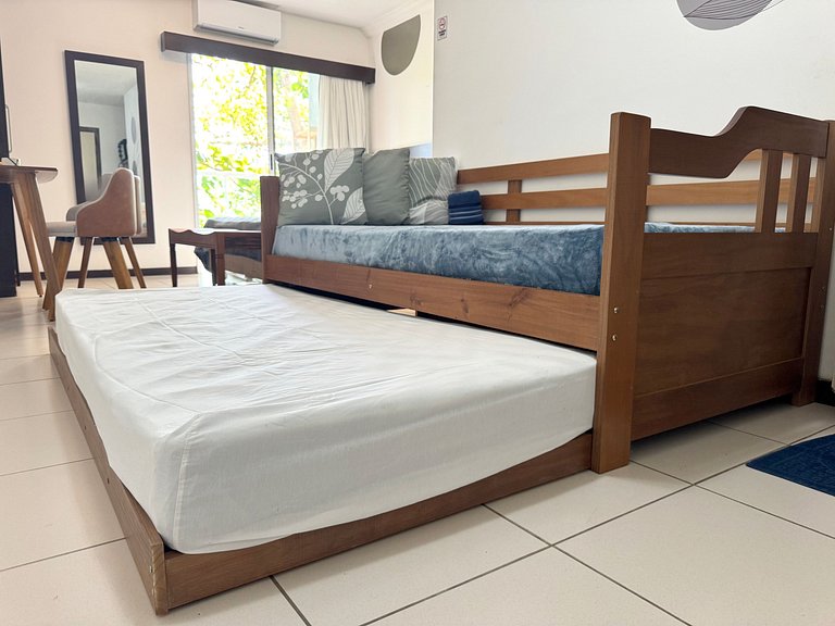 Loft beira-mar completo e confortável | MASD313